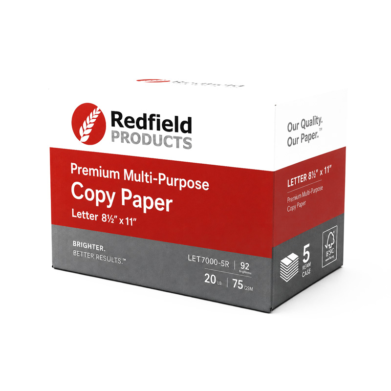 Redfield Products Copy Paper, 5000 sheets